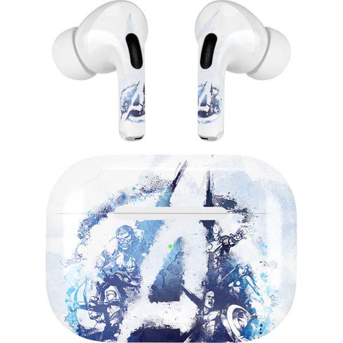 Marvel Avengers Blue Logo AirPods Skins